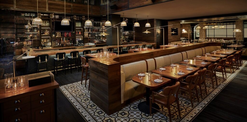 Glenn Rieder provided high end millwork and custom interior finishings for the Pendry Hotel.